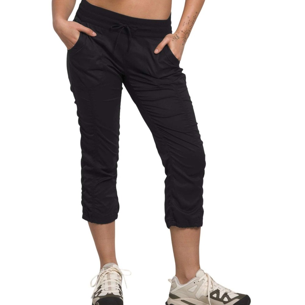 The North Face Aphrodite 2.0 Capri Pants Women's Large Black Hiking Outdoors